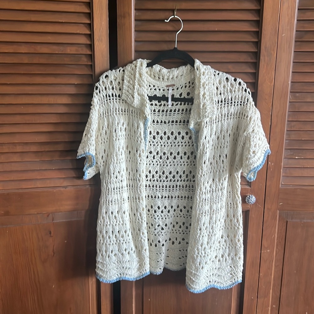 Free people crochet look top